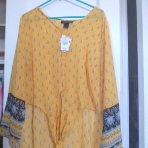 Gorgeous tie Front hi/ low Duster